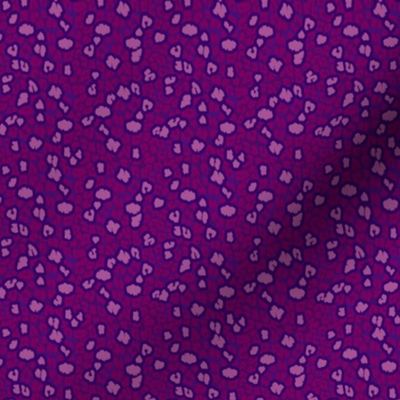 Leopard Spots in Blue and Violet • SMALL