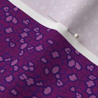 Leopard Spots in Blue and Violet • SMALL