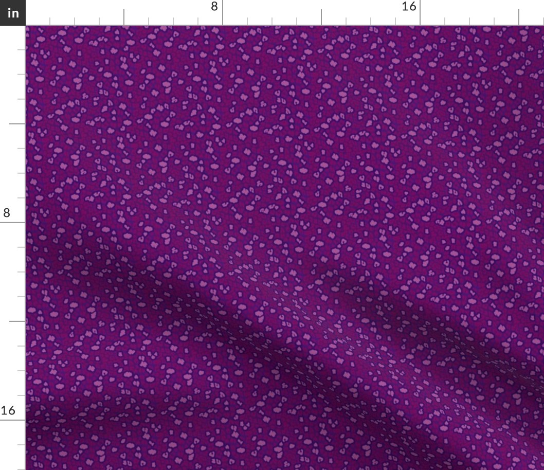 Leopard Spots in Blue and Violet • SMALL