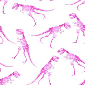 T-Rex watercolour pink (medium)