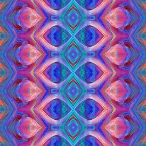 Colorful Pink Blue Abstract