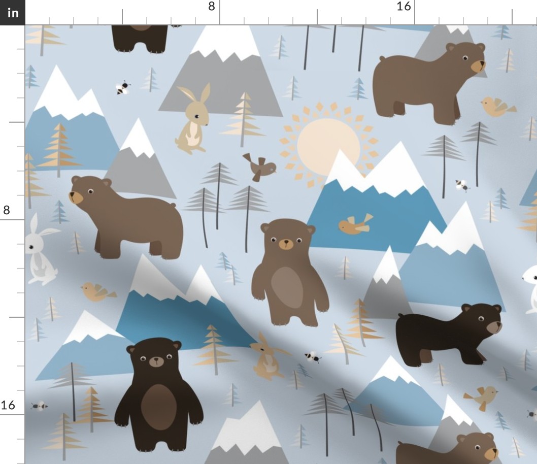 bears in mountains