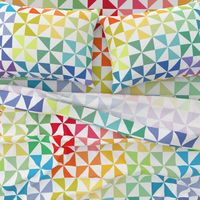 Rainbow Pinwheel Quilt