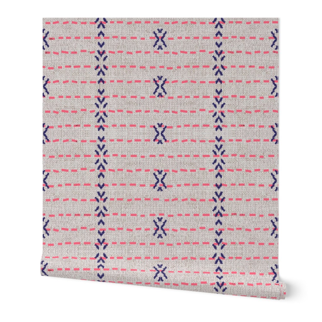 FRENCH_LINEN_TRIBAL_STRIPE_PINK