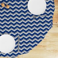 piano chevron royal blue