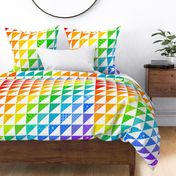 Rainbow Triangle Quilt