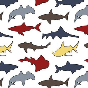 Colorful Sharks // Small