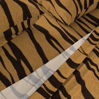 Realistic Bengal Tiger Stripes Animal Print