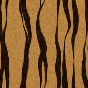 Tiger Stripe Fabric, Wallpaper and Home Decor