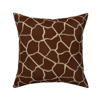 Realistic Giraffe Spot Animal Print