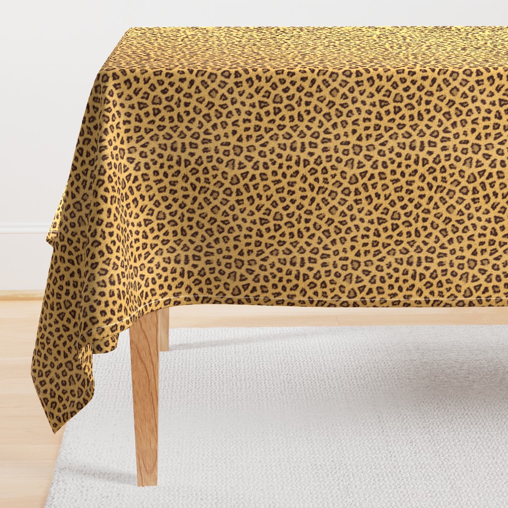 Realistic Leopard Animal Print Fur Texture