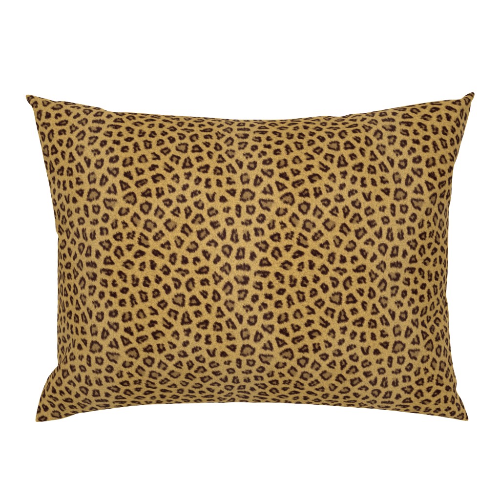 Realistic Leopard Animal Print Fur Texture