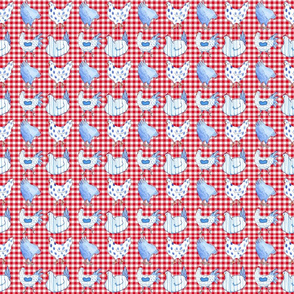 Chicken Red Gingham