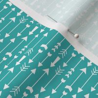 live free : love life arrows teal