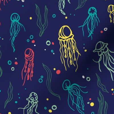 jellyfish & seaweed