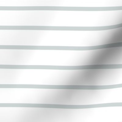 Thin Stripes Fog on White Horizontal