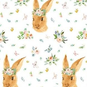 4" Spring Time Bunny - More Florals