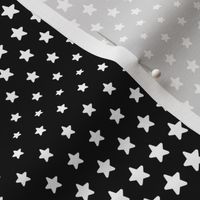 halftone stars black reversed