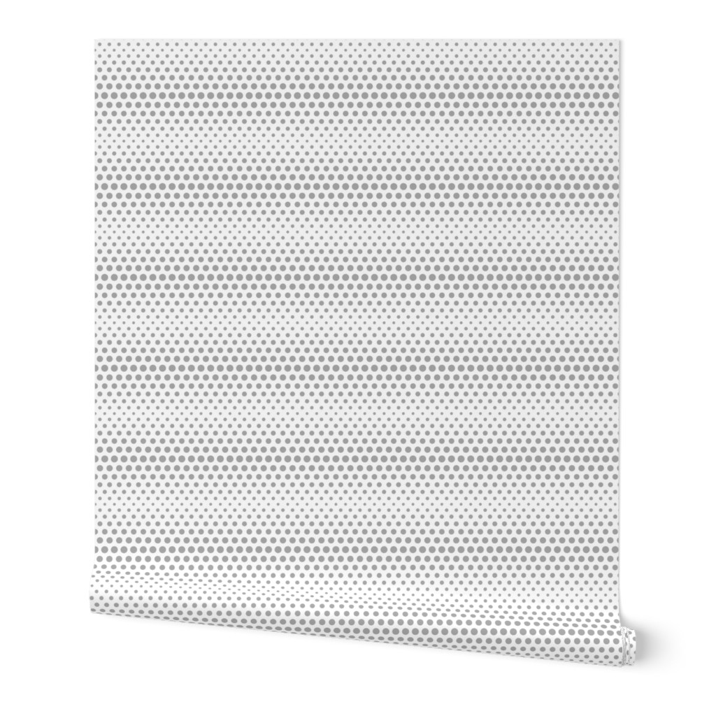 halftone dots grey