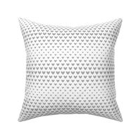 halftone hearts grey