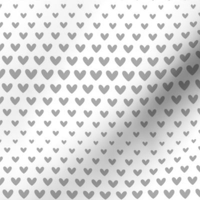 halftone hearts grey