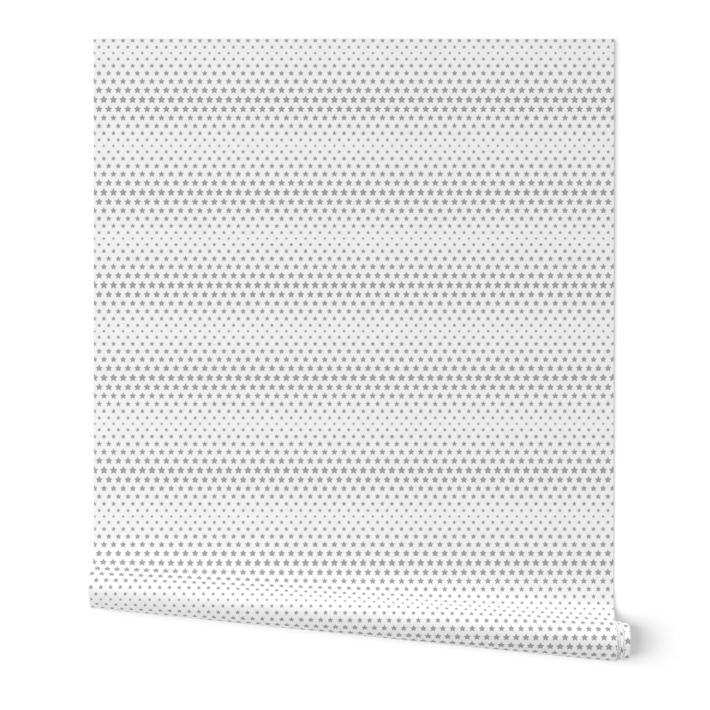 halftone stars grey