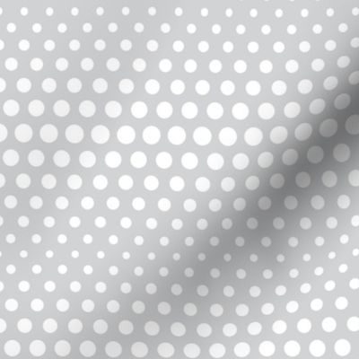 halftone dots light grey reversed