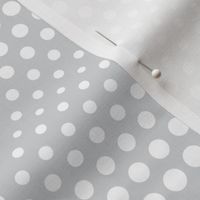 halftone dots light grey reversed