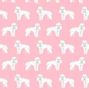 Toy Poodle dog pattern dog fabric  pink