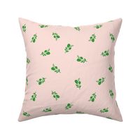 8" Flamingo Park Green Branches - Dark Pink