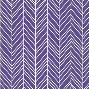 herringbone feathers purple