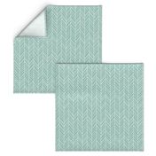 herringbone feathers faded teal