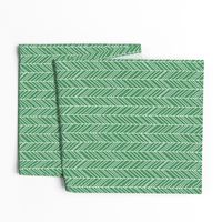 herringbone feathers kelly green