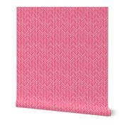 herringbone feathers hot pink