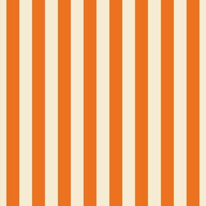 stripes orange + winter white