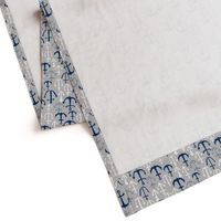 anchors // navy and grey nautical fabric maritime anchor summer design by andrea lauren