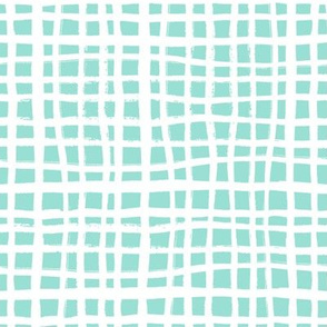 grid fabric mint grid nursery baby fabric simple coordinate