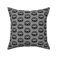  Grey Sloth Half-Drop Pattern