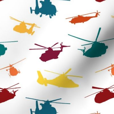 Colorful Helicopters