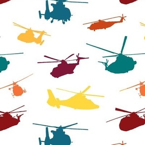 Colorful Helicopters