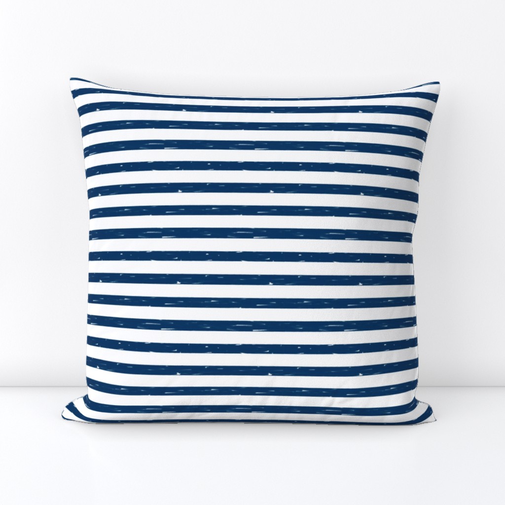 sailor stripes // navy stripe fabric summer nautical design