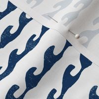 surf // navy and white fabric summer nautical ocean fabric by andrea lauren