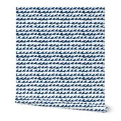 surf // navy and white fabric summer nautical ocean fabric by andrea lauren