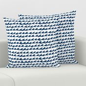 surf // navy and white fabric summer nautical ocean fabric by andrea lauren