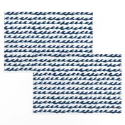 surf // navy and white fabric summer nautical ocean fabric by andrea lauren