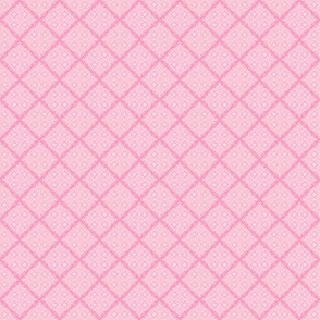 Lattice in soft pink