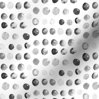 Watercolor Marble Dots || Modern Abstract spots gray grey black white low volume  _ Miss Chiff Designs
