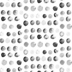 Watercolor Marble Dots || Modern Abstract spots gray grey black white low volume  _ Miss Chiff Designs