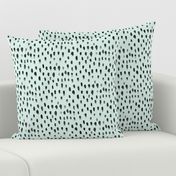 Watercolor Rain Spots Mint Green || Drops Dots  Gray grey Black White _Miss Chiff Designs