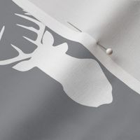 Multi Buck Head - grey // Willow Woods Collection